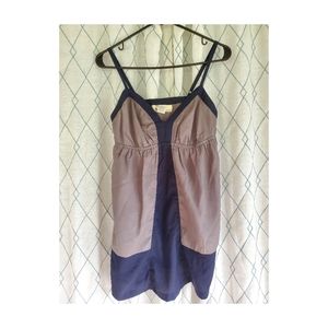 Mini Dress, Size Small, Navy/Gray